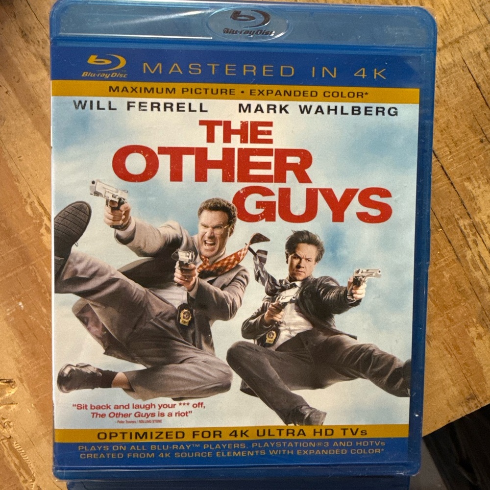 The Other Guys Blu-ray - Blue DVD and Case SEALED